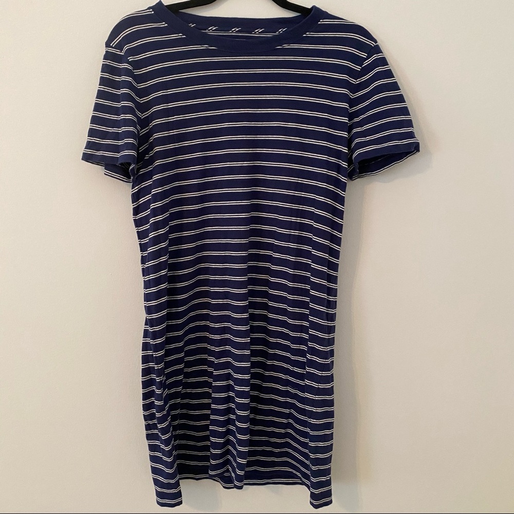 Madewell T-Shirt Dress Size Medium Navy